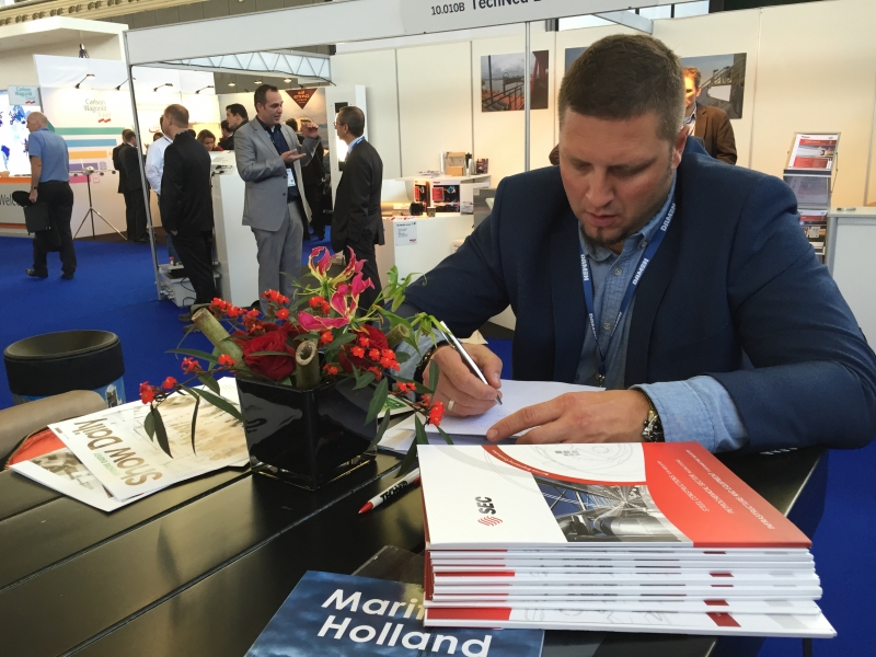 SEC Group representatives visited the Trade Offshore Energy Exhibition and Conference in RAI Centre Amsterdam Netherlands