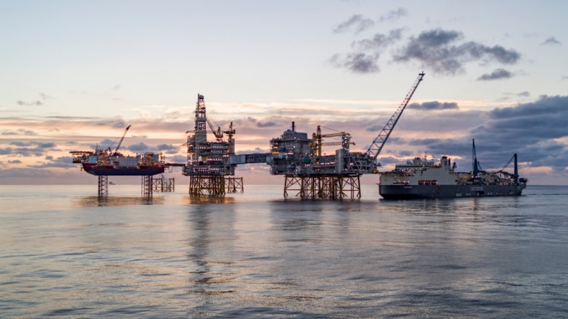 View on the Johan Sverdrup field - Johan Sverdrup project phase 2 Photo Kvaerner