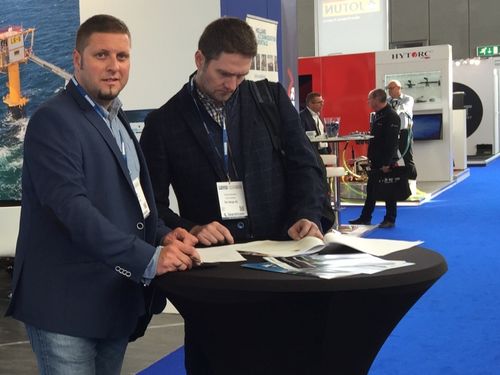 SEC Group representatives on Trade Offshore Energy Exhibition and Conference in RAI Centre Amsterdam