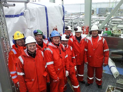 SEC Norge Welding Team at Nyhamna Gas Plant at Aukra